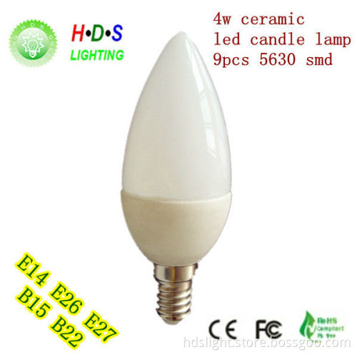 Factory Price 4W E14 Led Cemetery Candle Light